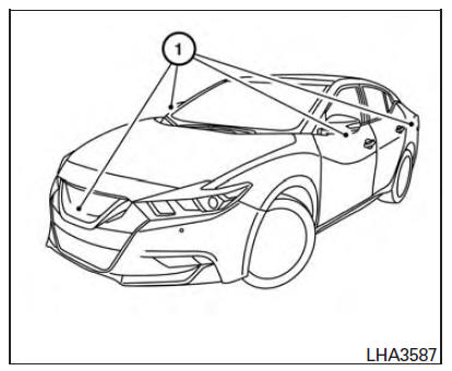 Nissan Maxima. Around View Monitor (if so equipped)