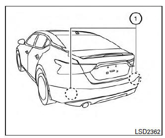 Nissan Maxima. Blind Spot Warning (BSW) (if so equipped)