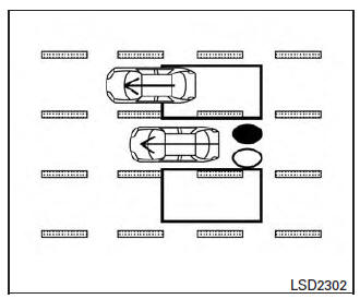 Nissan Maxima. Illustration 3 - Overtaking another vehicle