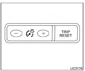 Nissan Maxima. Instrument brightness control 