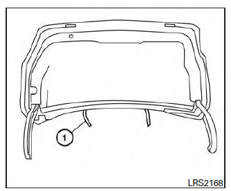 Nissan Maxima. Interior trunk access