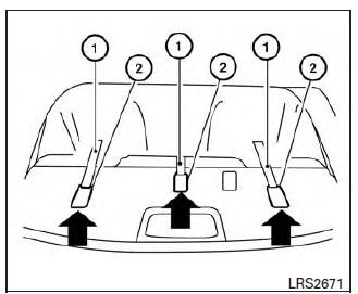 Nissan Maxima. Rear seats