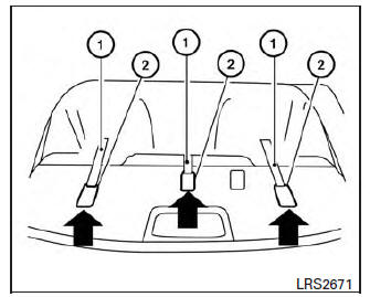 Nissan Maxima. Rear seats