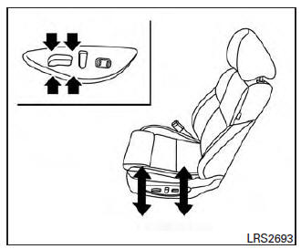 Nissan Maxima. Seat lifter (driver's seat)