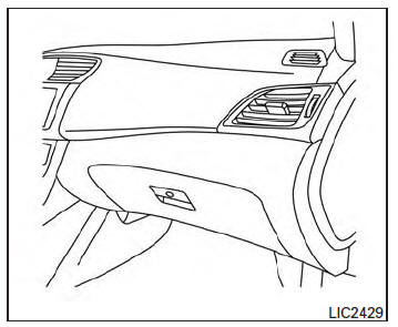 Nissan Maxima. Glove box 