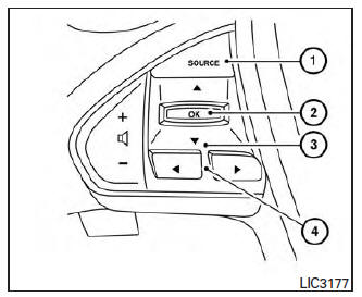 Nissan Maxima. How to use the vehicle information display