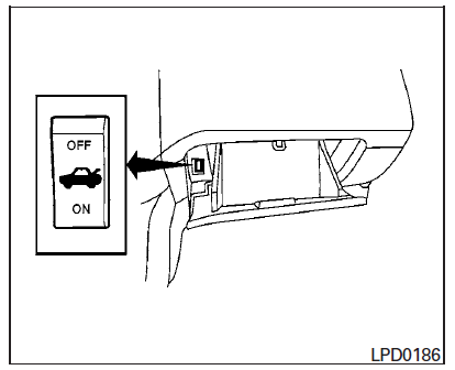 Nissan Maxima. Cancel switch