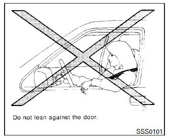 Nissan Maxima. Precautions on SRS