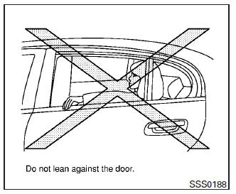 Nissan Maxima. Precautions on SRS