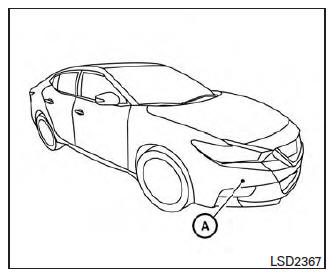 Nissan Maxima. Predictive Forward Collision Warning (PFCW) (if so equipped)