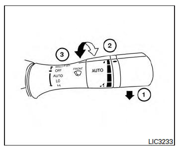 Nissan Maxima. Rain-sensing auto wiper system (if so equipped)