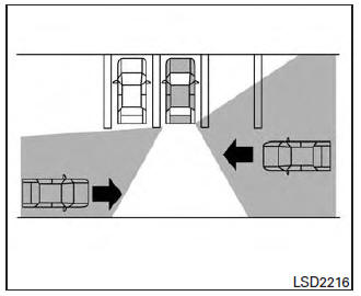 Nissan Maxima. RCTA system operation