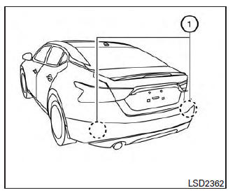 Nissan Maxima. RCTA system operation