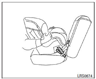 Nissan Maxima. Rear-facing - step 4