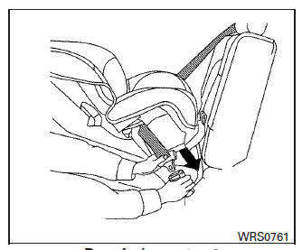 Nissan Maxima. Rear-facing - step 2