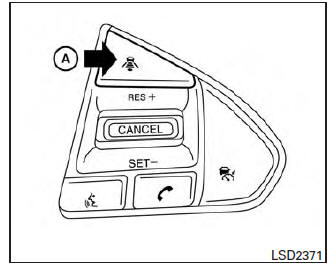 Nissan Maxima. How to change the set distance to the vehicle ahead