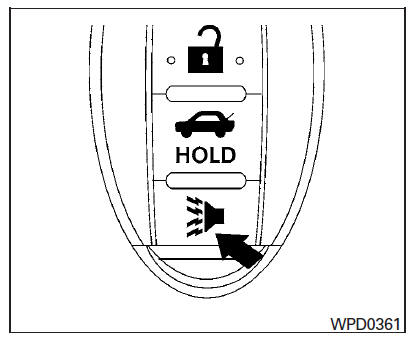 Nissan Maxima. Using the panic alarm