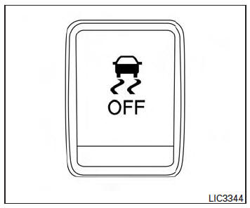 Nissan Maxima. Vehicle Dynamic Control (VDC) off switch