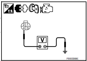 Nissan Maxima. CHECK AIR FUEL RATIO (A/F) SENSOR 1 POWER SUPPLY