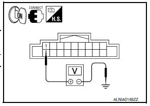 Nissan Maxima. CHECK AMP ON SIGNAL (AV CONTROL UNIT)