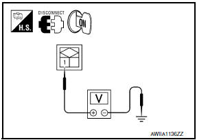 Nissan Maxima. CHECK IN-VEHICLE SENSOR POWER SUPPLY