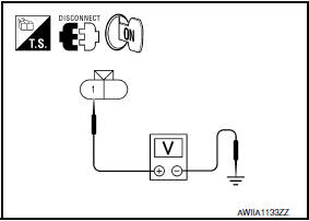 Nissan Maxima. CHECK VOLTAGE BETWEEN AMBIENT SENSOR AND GROUND