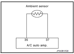 Nissan Maxima. Ambient Sensor Circuit