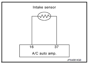 Nissan Maxima. Intake Sensor Circuit