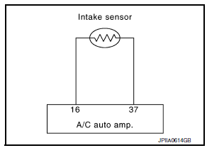 Nissan Maxima. Intake Sensor Circuit