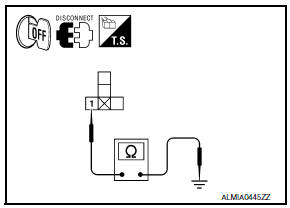 Nissan Maxima. CHECK ACCESSORY RELAY-1 GROUND CIRCUIT