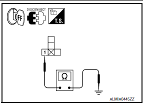 Nissan Maxima. CHECK FRONT BLOWER MOTOR RELAY GROUND CIRCUIT