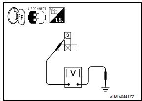 Nissan Maxima. CHECK FRONT BLOWER MOTOR RELAY POWER SUPPLY CIRCUIT-2