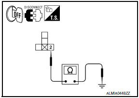 Nissan Maxima. CHECK IGNITION RELAY-2 GROUND CIRCUIT