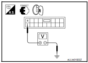 Nissan Maxima. CHECK BATTERY SAVER OUTPUT/POWER SUPPLY OUTPUT