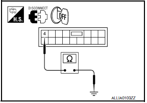 Nissan Maxima. CHECK BATTERY SAVER OUTPUT/POWER SUPPLY SHORT CIRCUIT