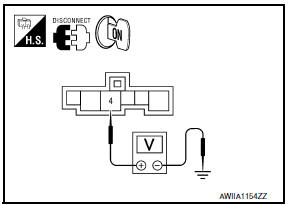 Nissan Maxima. CHECK POWER SUPPLY FOR BLOWER MOTOR