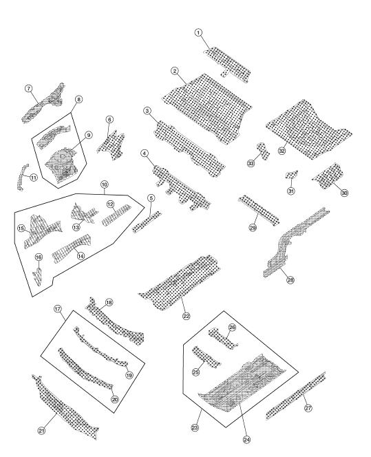 Nissan Maxima. Underbody Component Parts