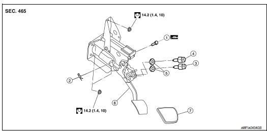 Nissan Maxima. Exploded View