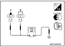 Nissan Maxima. CHECK WIRING HARNESS FOR SHORT CIRCUIT