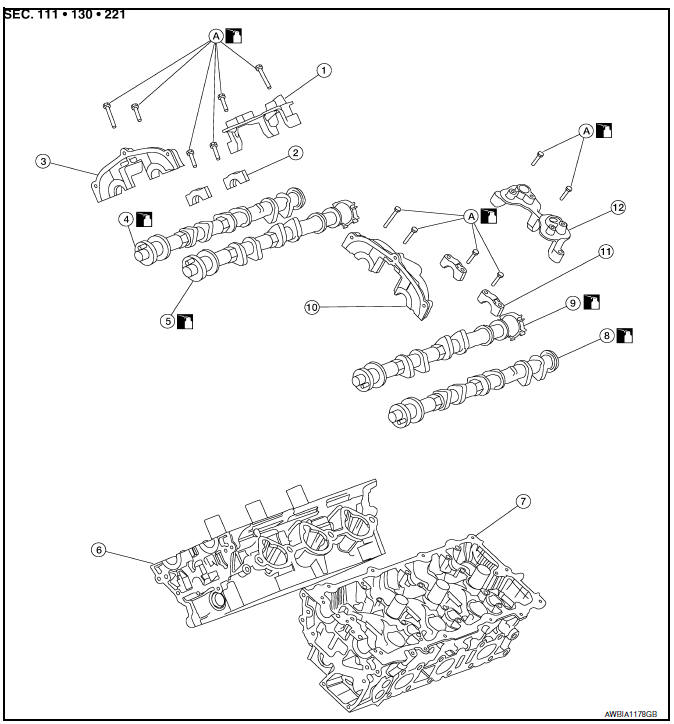 Nissan Maxima. Exploded View