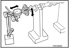 Nissan Maxima. Calculation of Camshaft Journal Clearance