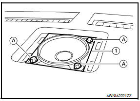 Nissan Maxima. CENTER SPEAKER