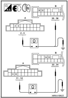 Nissan Maxima. HARNESS CHECK