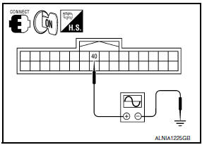 Nissan Maxima. CHECK AUX COMPOSITE SIGNAL