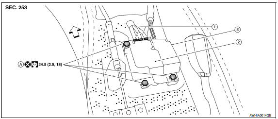 Nissan Maxima. DIAGNOSIS SENSOR UNIT