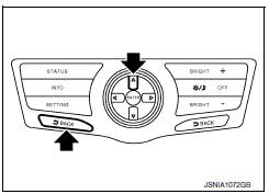 Nissan Maxima. Self-Diagnosis Mode