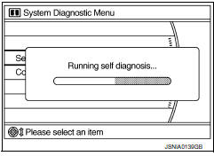 Nissan Maxima. SELF-DIAGNOSIS MODE