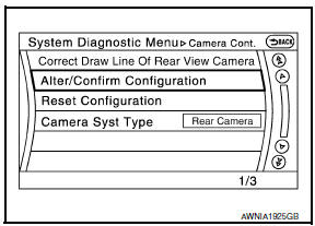 Nissan Maxima. Camera