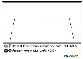 Nissan Maxima. Correct Draw Line of Rear View Camera