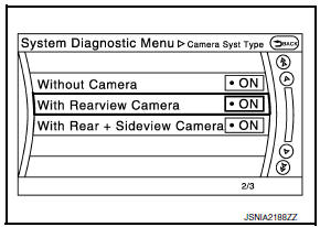 Nissan Maxima. Camera Syst Type